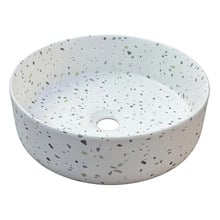 Sorrento 360mm White Terrazzo Above Counter Basin